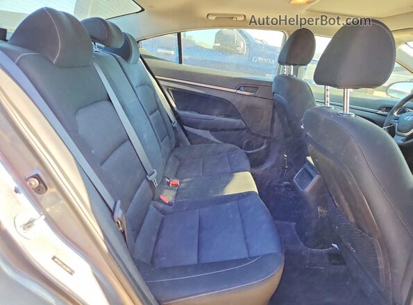 5NPD84LF9JH320875 2018 HYUNDAI ELANTRA Charcoal Widok tylnych siedzeń
