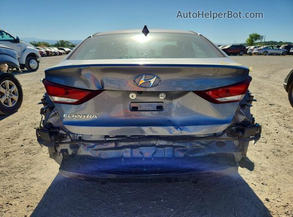 5NPD84LF9JH320875 2018 HYUNDAI ELANTRA Charcoal Widok z tyłu