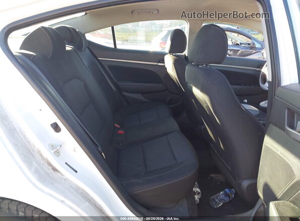 5NPD84LF9JH325235 2018 HYUNDAI ELANTRA White VIN კოდის სტიკერის ხედი