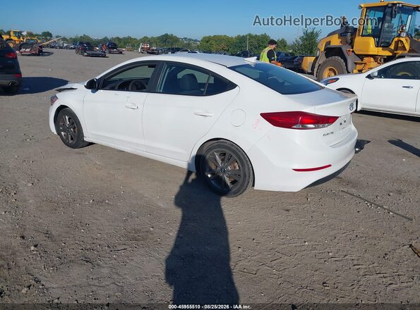 5NPD84LF9JH325235 2018 HYUNDAI ELANTRA White უკანა მარცხენა