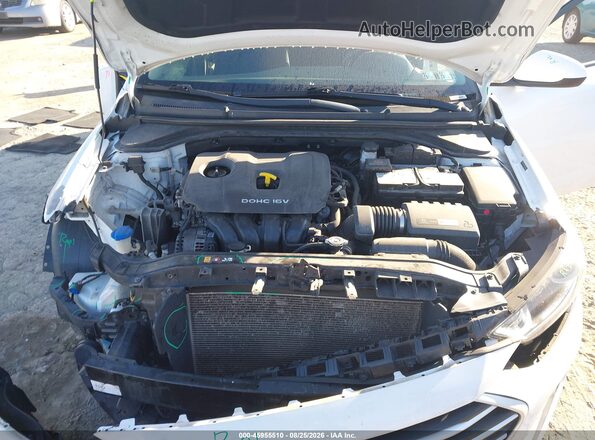 5NPD84LF9JH325235 2018 HYUNDAI ELANTRA White უკანა ხედი