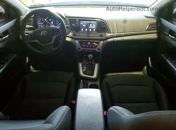 5NPD84LF9JH329317 2018 HYUNDAI ELANTRA White Dashboard view