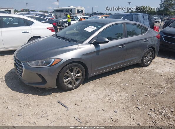 5NPD84LF9JH338146 2018 HYUNDAI ELANTRA Silver Vista tres cuartos delantera izquierda