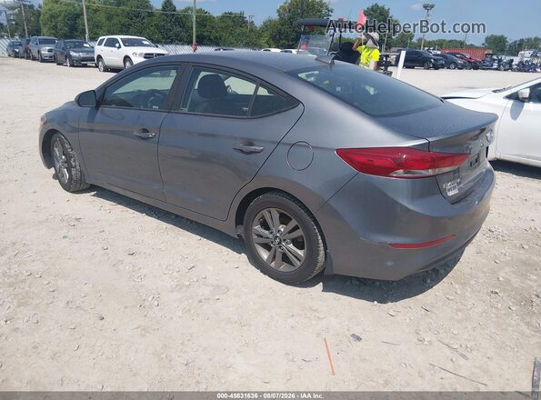 5NPD84LF9JH338146 2018 HYUNDAI ELANTRA Silver Trasero izquierdo