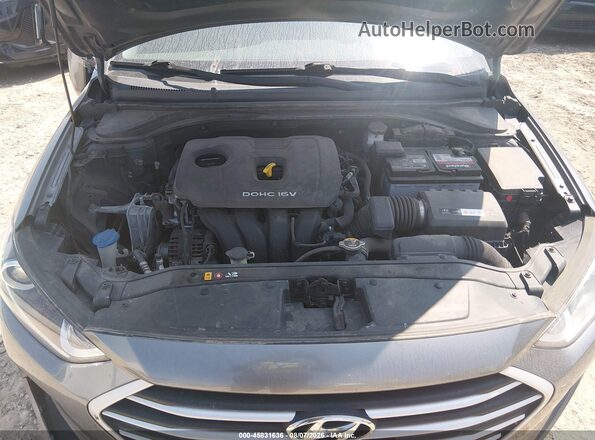 5NPD84LF9JH338146 2018 HYUNDAI ELANTRA Silver Vista trasera