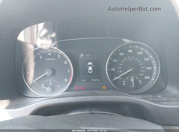 5NPD84LF9JH342861 2018 HYUNDAI ELANTRA White უკანა სავარძლების ხედი
