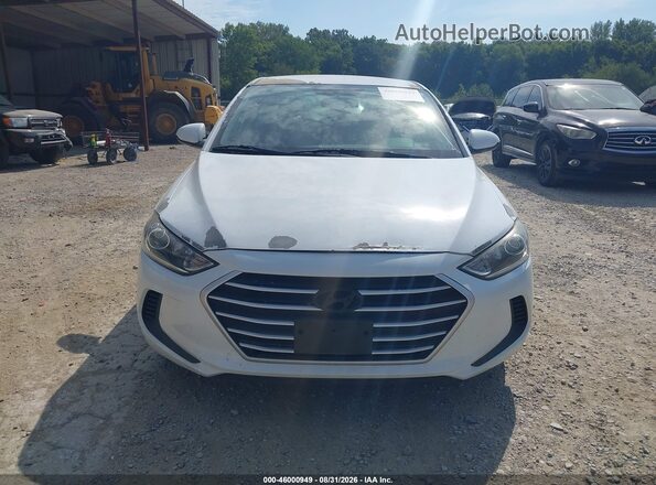 5NPD84LF9JH342861 2018 HYUNDAI ELANTRA White წინა ხედი