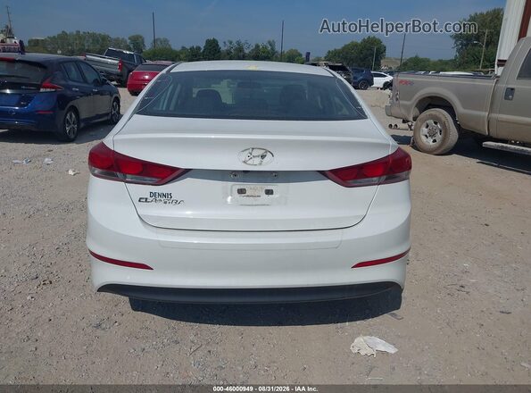 5NPD84LF9JH342861 2018 HYUNDAI ELANTRA White 