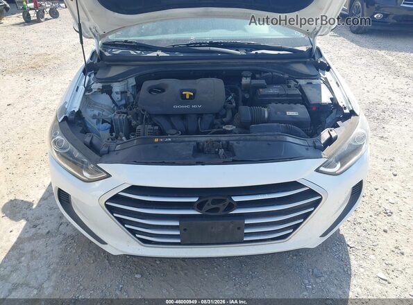 5NPD84LF9JH342861 2018 HYUNDAI ELANTRA White უკანა ხედი