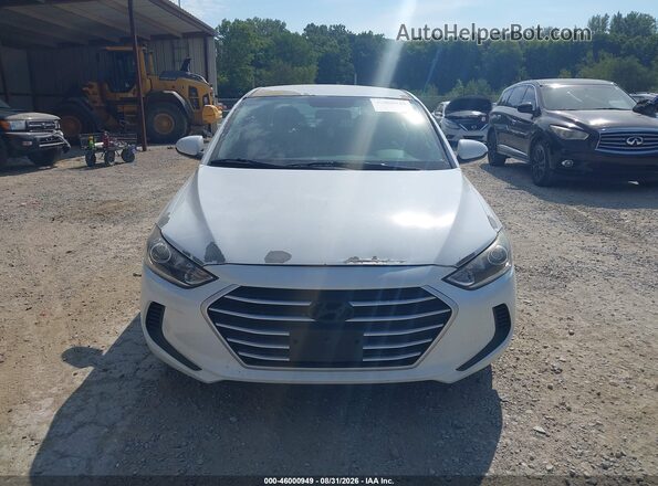 5NPD84LF9JH342861 2018 HYUNDAI ELANTRA White ხელსაწყოთა პანელის ხედი
