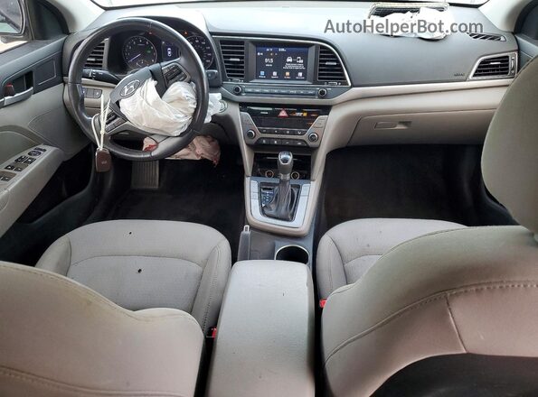 5NPD84LF9JH344061 2018 HYUNDAI ELANTRA Silver წინა პანელის ხედი