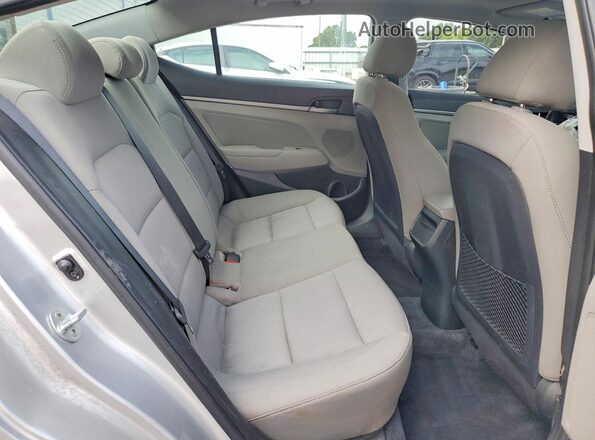 5NPD84LF9JH344061 2018 HYUNDAI ELANTRA Silver უკანა სავარძლების ხედი