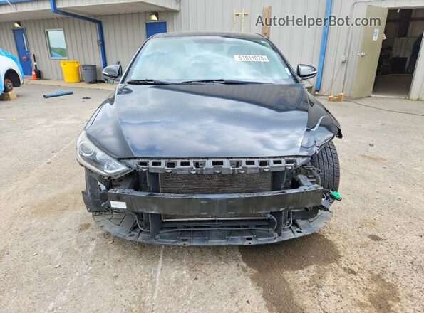 5NPD84LF9JH350099 2018 HYUNDAI ELANTRA Black Դիմացի տեսք