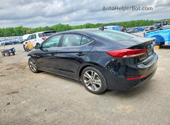 5NPD84LF9JH350099 2018 HYUNDAI ELANTRA Black Հետևի ձախ
