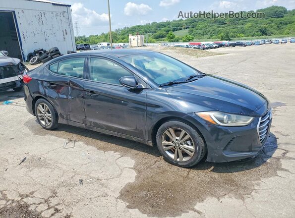 5NPD84LF9JH355397 2018 HYUNDAI ELANTRA Черный Передняя правая четверть