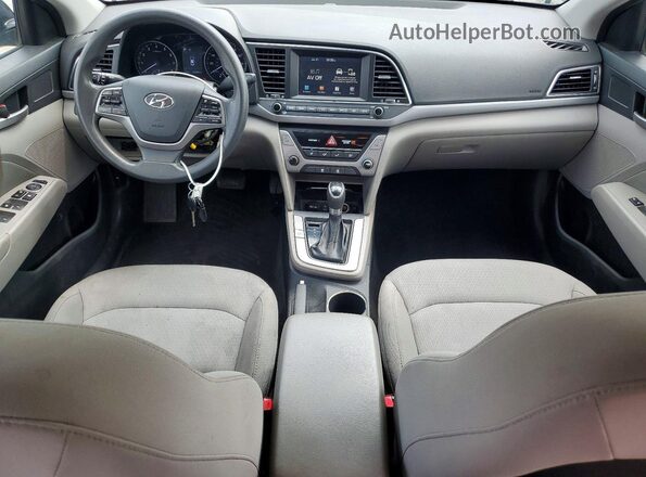 5NPD84LF9JH355397 2018 HYUNDAI ELANTRA Черный Вид панели приборов