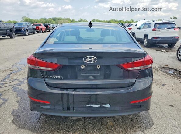 5NPD84LF9JH355397 2018 HYUNDAI ELANTRA Черный Вид сзади