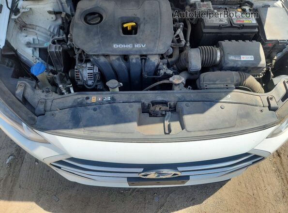 5NPD84LF9JH372152 2018 HYUNDAI ELANTRA White უკანა სალონის ხედი