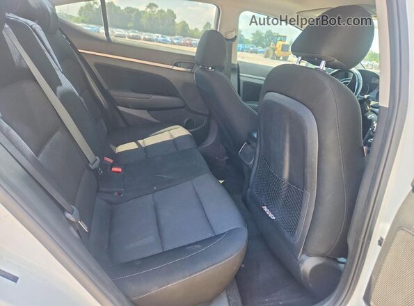 5NPD84LF9JH372152 2018 HYUNDAI ELANTRA White უკანა სავარძლების ხედი