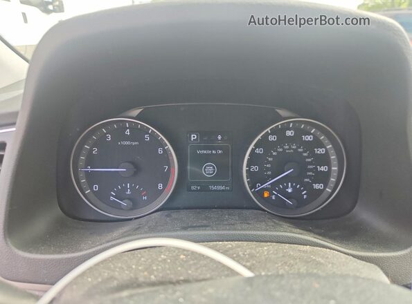 5NPD84LF9JH373642 2018 HYUNDAI ELANTRA Серебряный Вид щитка приборов