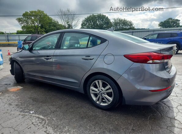 5NPD84LF9JH373642 2018 HYUNDAI ELANTRA Серебряный Задняя левая четверть