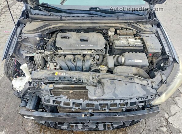 5NPD84LF9JH373642 2018 HYUNDAI ELANTRA Серебряный Вид задней части салона