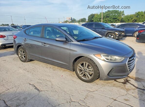 5NPD84LF9JH387797 2018 HYUNDAI ELANTRA Серебряный Передняя правая четверть