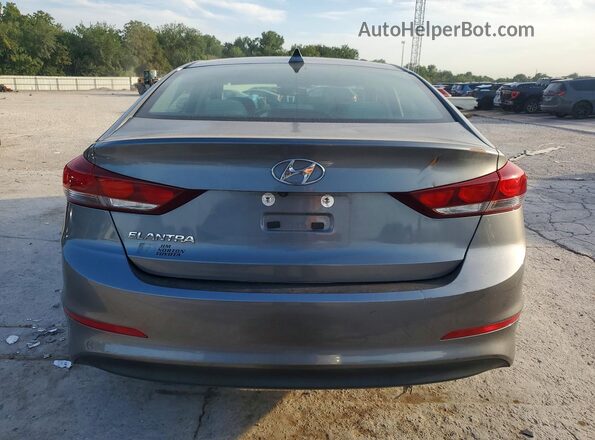 5NPD84LF9JH387797 2018 HYUNDAI ELANTRA Серебряный Вид сзади