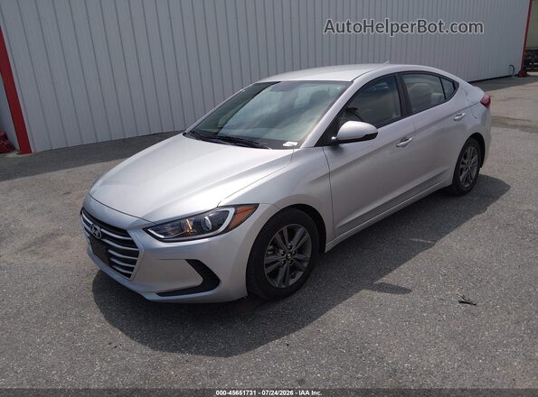 5NPD84LF9JH390487 2018 HYUNDAI ELANTRA Silver Передня ліва чверть