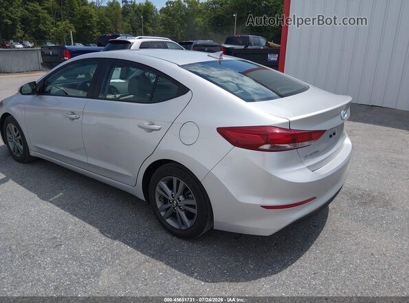 5NPD84LF9JH390487 2018 HYUNDAI ELANTRA Silver Задня ліва чверть