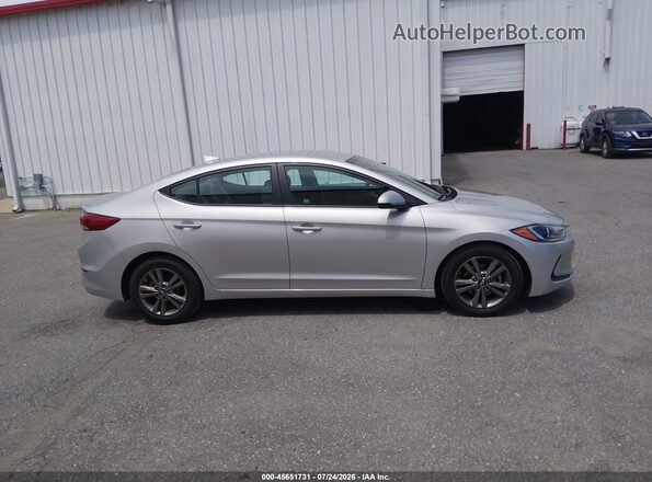 5NPD84LF9JH390487 2018 HYUNDAI ELANTRA Silver Вид задньої частини салону