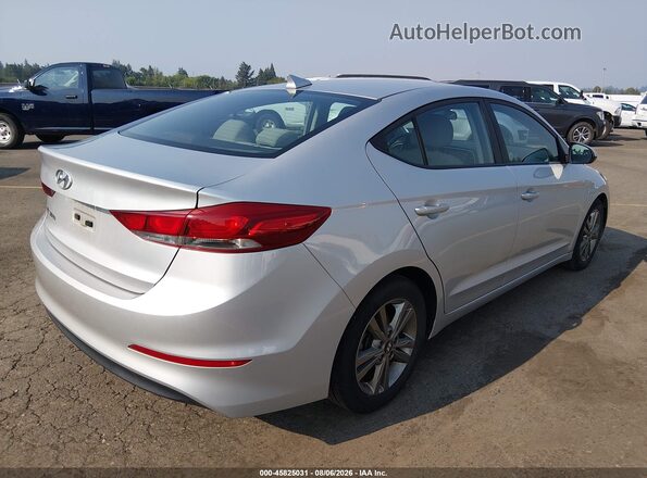 5NPD84LF9JH391932 2018 HYUNDAI ELANTRA Silver Trasero derecho