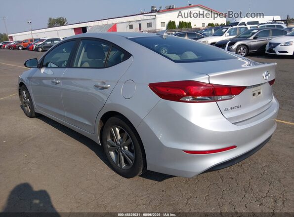 5NPD84LF9JH391932 2018 HYUNDAI ELANTRA Silver Trasero izquierdo