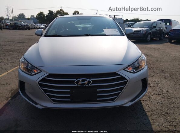 5NPD84LF9JH391932 2018 HYUNDAI ELANTRA Silver Vista del cuadro de instrumentos