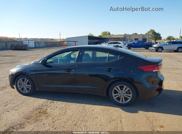 5NPD84LF9JH400483 2018 HYUNDAI ELANTRA Black Սալոնի 360 աստիճան տեսք