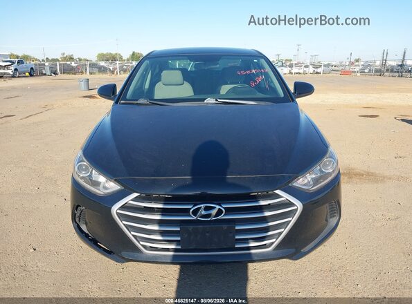 5NPD84LF9JH400483 2018 HYUNDAI ELANTRA Black Սարքավորումների վահանակի տեսք