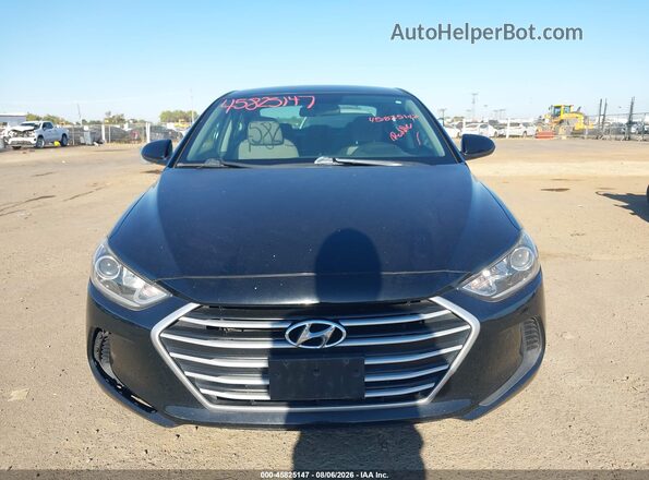 5NPD84LF9JH400483 2018 HYUNDAI ELANTRA Black Դիմացի տեսք