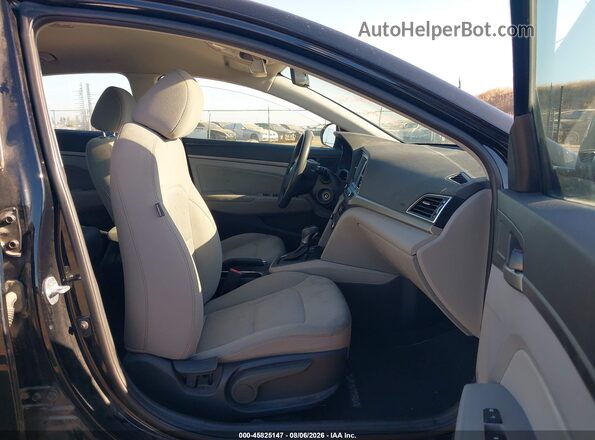 5NPD84LF9JH400483 2018 HYUNDAI ELANTRA Black Սալոնի դիմացի տեսք