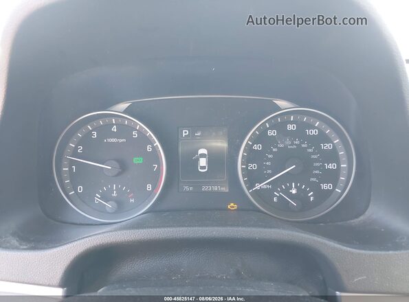 5NPD84LF9JH400483 2018 HYUNDAI ELANTRA Black Հետևի նստատեղերի տեսք