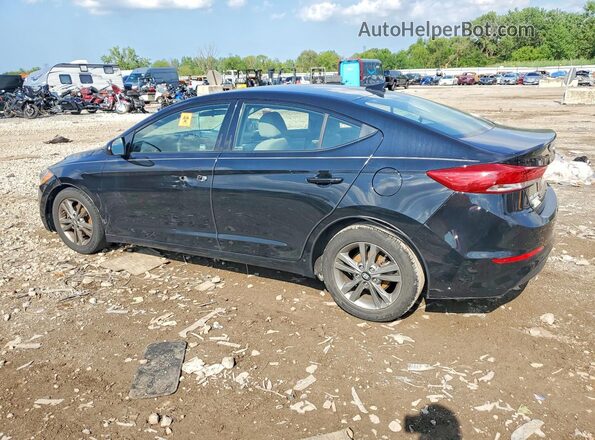 5NPD84LF9JH402279 2018 HYUNDAI ELANTRA Black Trasero izquierdo
