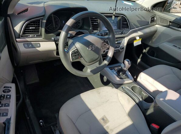 5NPD84LF9JH402279 2018 HYUNDAI ELANTRA Black Vista del salpicadero