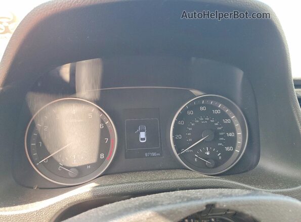 5NPD84LF9JH402279 2018 HYUNDAI ELANTRA Black Vista del cuadro de instrumentos