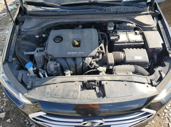 5NPD84LF9JH402279 2018 HYUNDAI ELANTRA Black Vista interior trasera