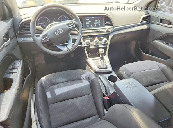 5NPD84LF9KH426924 2019 HYUNDAI ELANTRA Charcoal Առջևի վահանակի տեսք