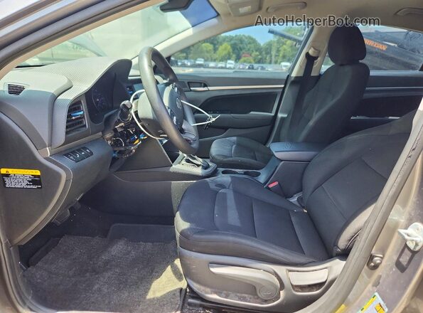 5NPD84LF9KH426924 2019 HYUNDAI ELANTRA Charcoal Սալոնի դիմացի տեսք