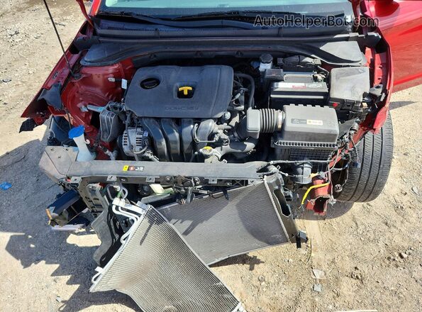 5NPD84LF9KH441617 2019 HYUNDAI ELANTRA Red Rear interior view