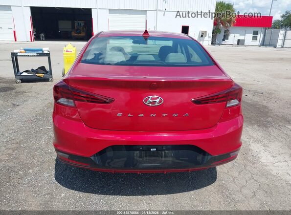 5NPD84LF9KH460071 2019 HYUNDAI ELANTRA Red 