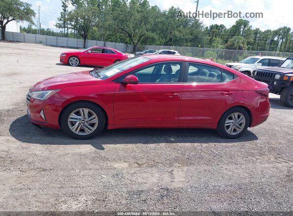 5NPD84LF9KH460071 2019 HYUNDAI ELANTRA Red Սալոնի 360 աստիճան տեսք