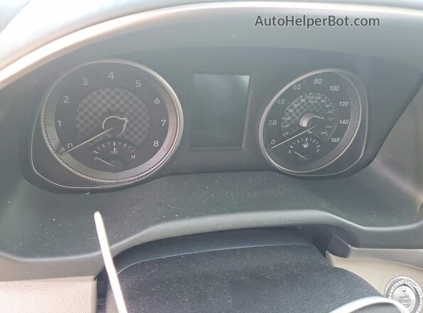 5NPD84LF9KH462323 2019 HYUNDAI ELANTRA White Սարքավորումների վահանակի տեսք