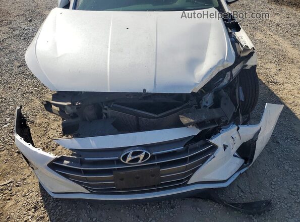 5NPD84LF9KH462323 2019 HYUNDAI ELANTRA White Սալոնի հետևի տեսք